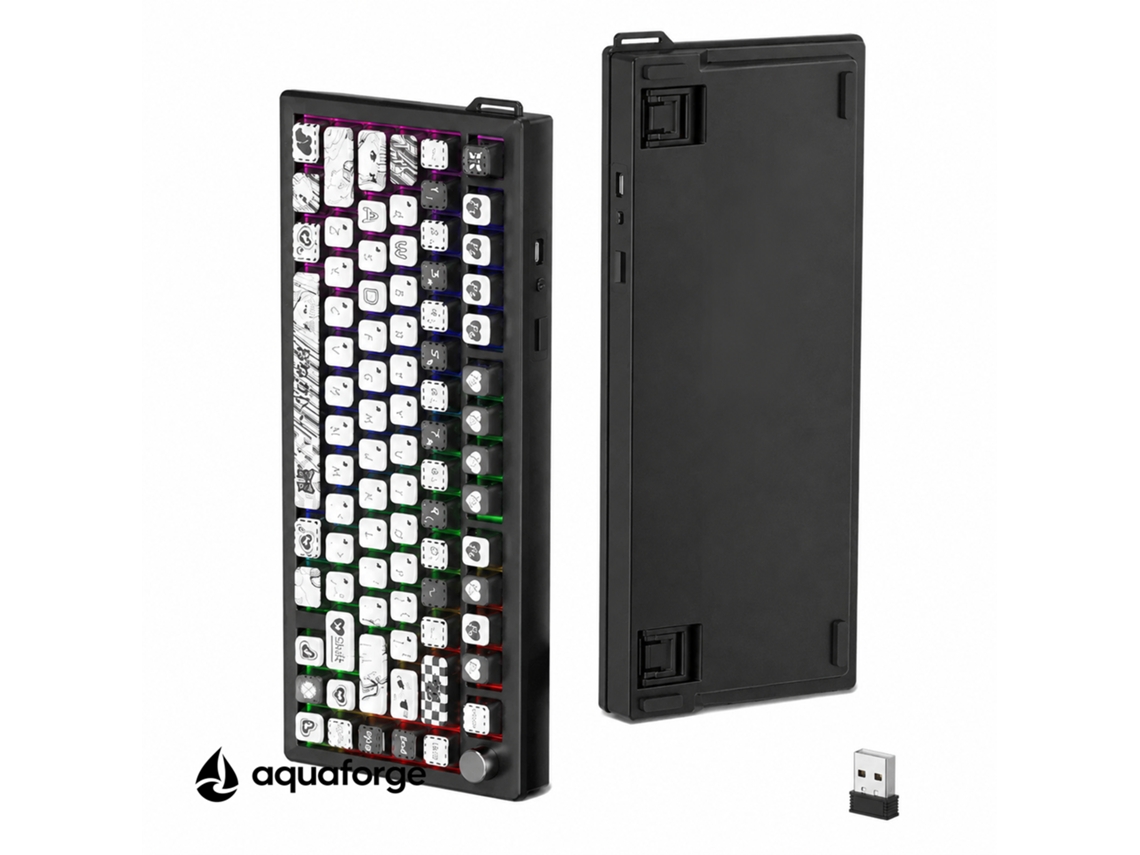 Teclado Mecânico Sem Fio Rgb