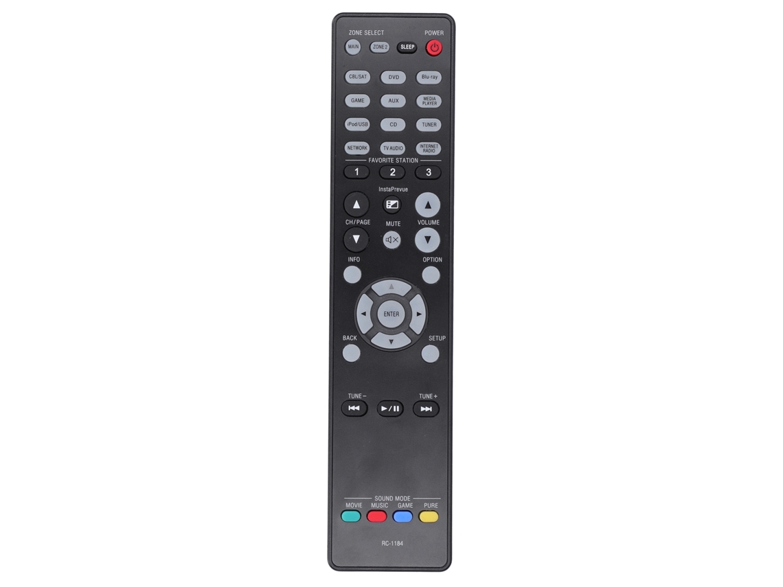 Aetheria controle Remoto para Denon Rc1184/rc1183/avrx3000/avrx2000/avre400/avr2313/avr‑s800ci