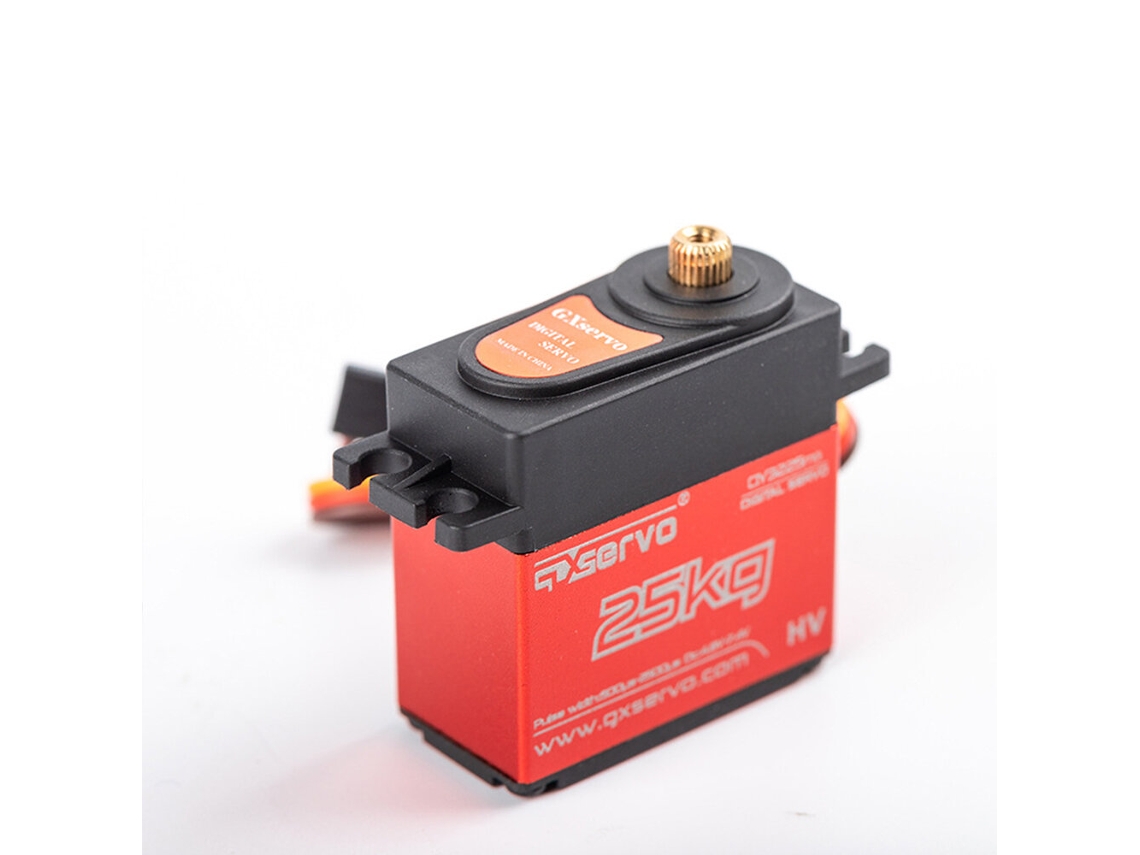 Servo de Direção Digital de Alto Binário Gxservo 25kg Qy3225mg para Carros Robóticos Rc Diy. MDUG