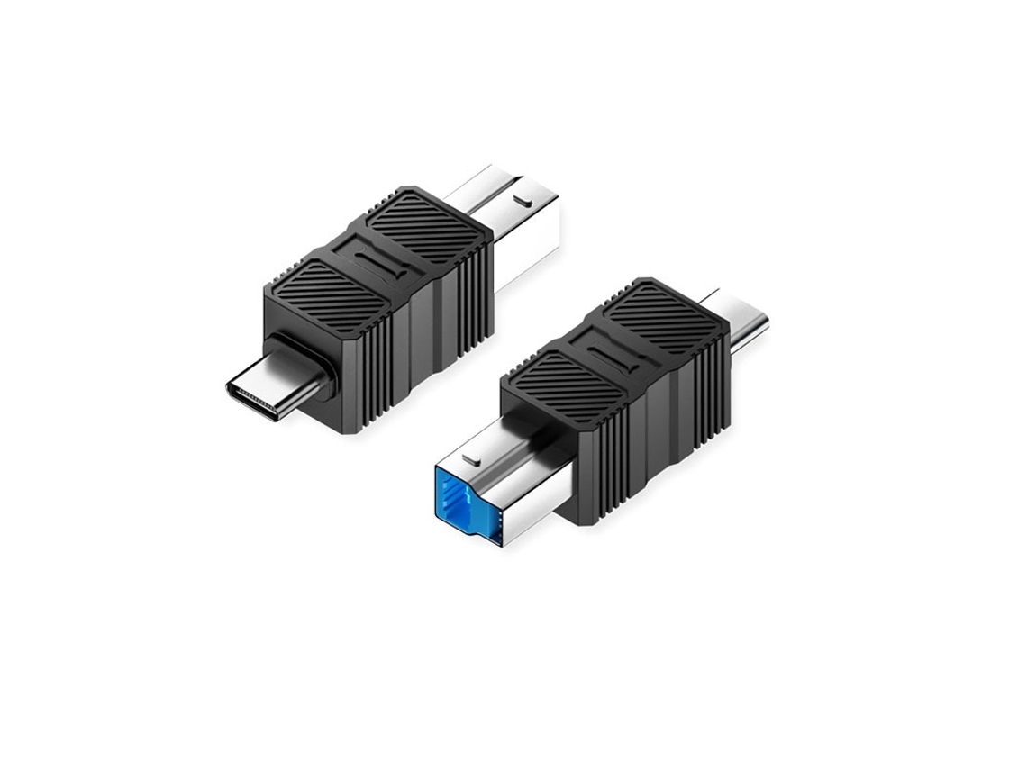 Adaptador Usb 3.0 B Macho Para C Macho (2 Unidades)