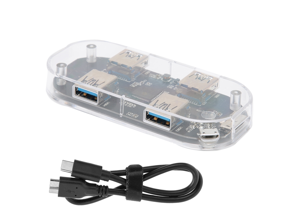 Hub Usb3.0, Expansão De 4 Portas, Transferência De Alta Velocidade