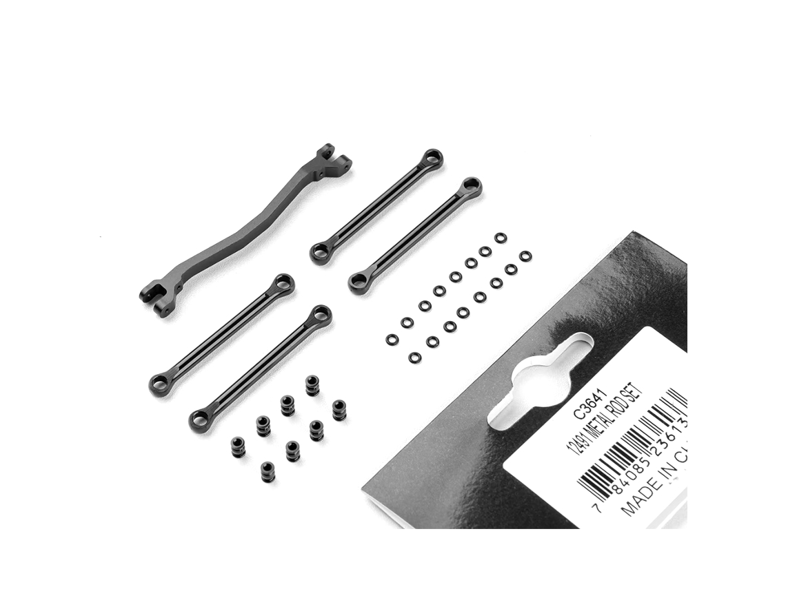 12481 12483 Bielas Metálicas Conjunto Bielas/eixo Transmissão Metálicos Atualizados Land Rover Camel Fms Fcx24m 1/24 Rc Carros Veículos Peças MDUG