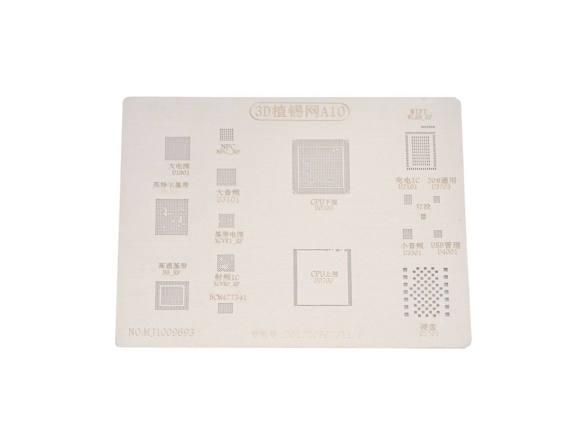 Stencil 3d LAXISCREED para Apple A10