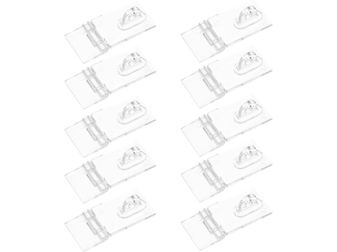 Conjunto Com 10 Fechos De Acrílico - Para Uso Prático E Funcional