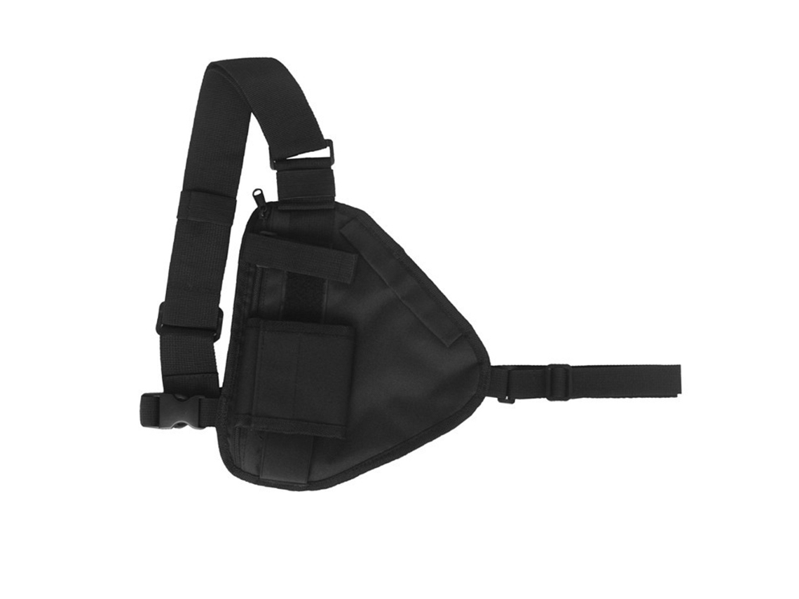 Chaleco De Pecho Militar Ajustável Com Bolsos Leve E Mochila De Pecho Multifuncional
