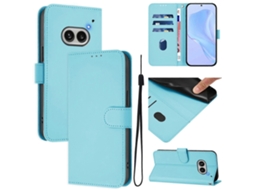 Capa De Celular Em Couro Sintético De Cor Sólida Com Toque Aveludado E Cordão Para Nothing Phone 2a