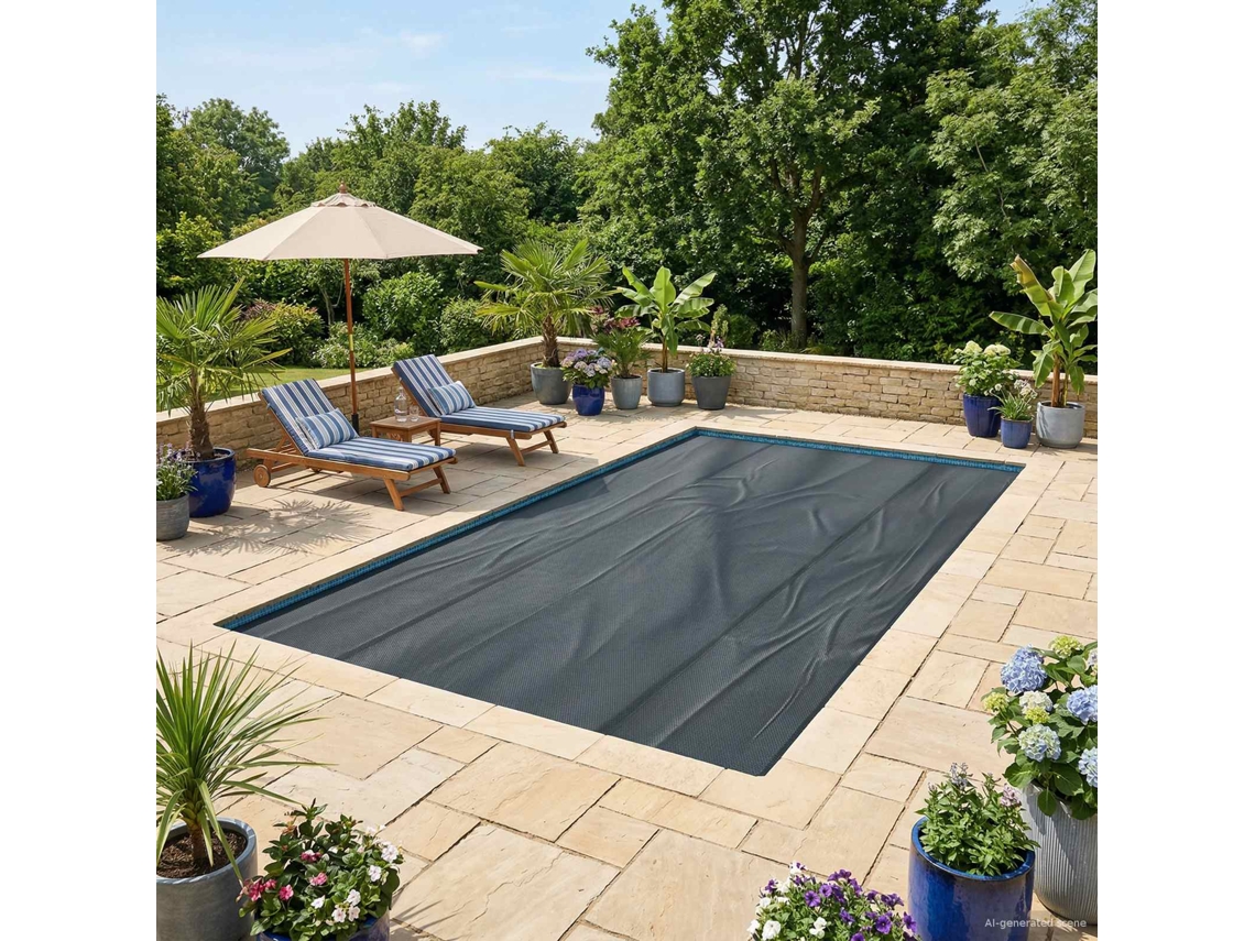 Vidaxl Capa De Piscina Solar Alta Qualidade 500 X 300 Cm 200 Μm Pe