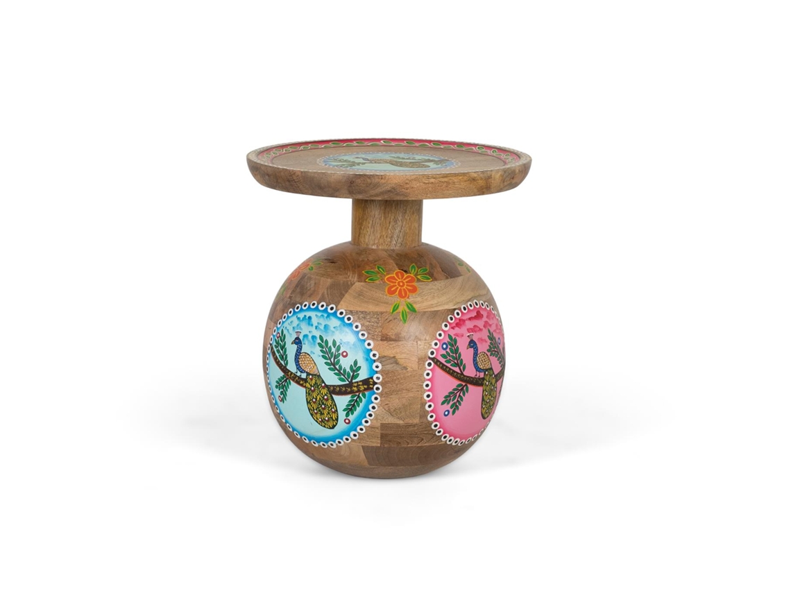 Mesa Dappoint Em Madeira Manguier E Detalhes Pintados À La Main Giner Y Colomer