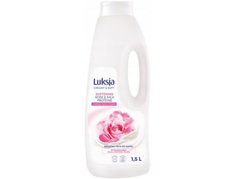 Deluxe Rose Milk Protein Bath Solution, 1500ml Luksja