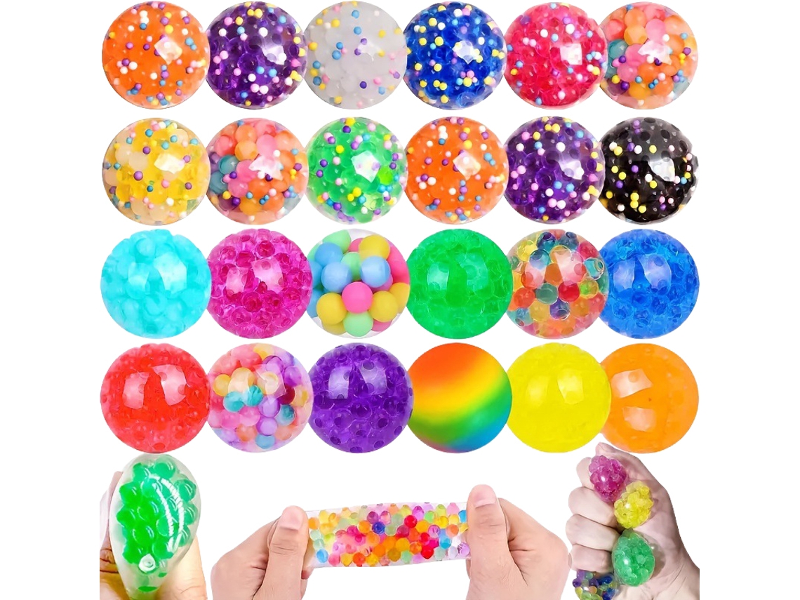 Laxiscreed Bola De Água De 3,5cm Para Relaxamento E Alívio Do Stress, Mini E Multicolorida