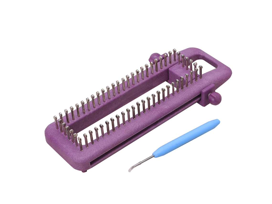 Kit de Tricô de Meias Ajustável para Tricotar Meias, Cachecóis e Gorros Ferramentas de Artesanato Diy Plástico AQUAFORGE