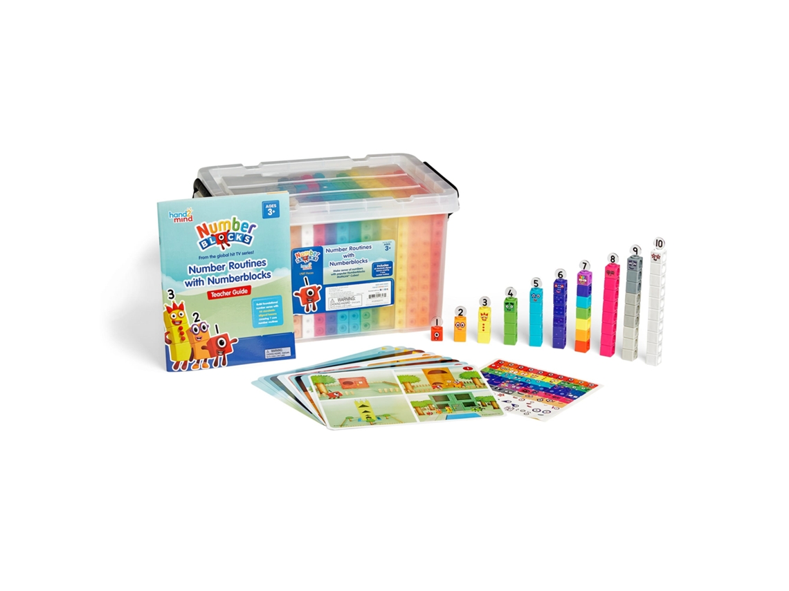 Brinquedos De Matemática Da Learning Resources Cubos Mathlink Numberblocks Xl Conjunto Para Sala De Aula