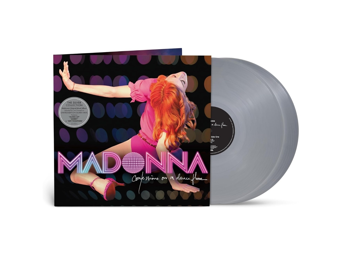 Madonna - Confessions On A Dance Floor 2lp Vinil Prateado Capa Dupla edição Limitada
