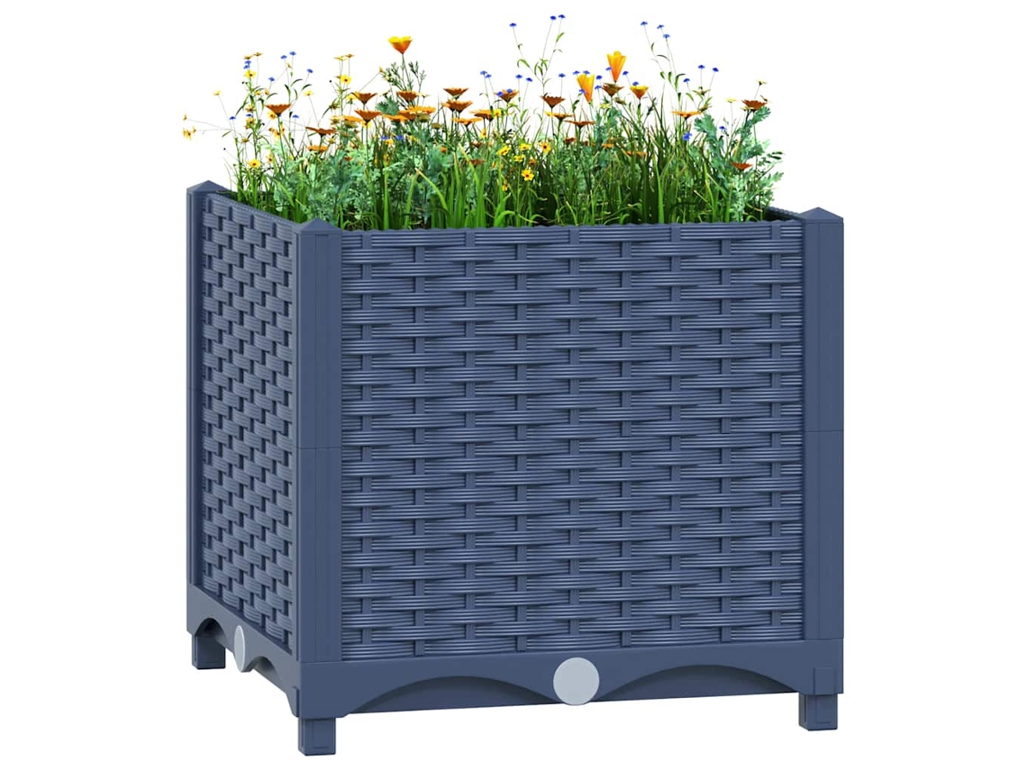 Vidaxl Canteiro Elevado 40x40x38 Cm Polipropileno