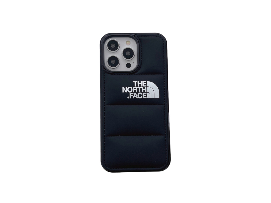 Capa Para Iphone 17 Pro, Jaqueta Preta De Couro Com Enchimento De Plumas, Resistente A Quedas.