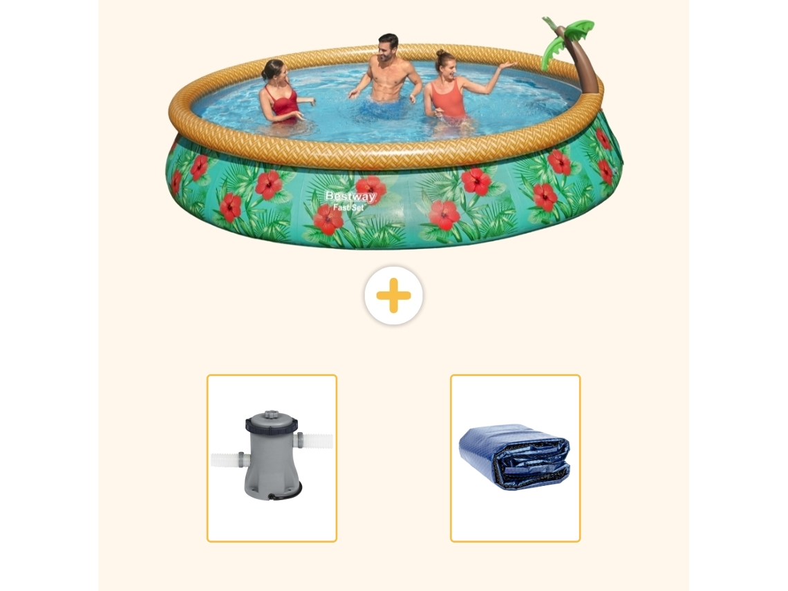 Bestway Piscina Bestway Fast Set Redonda - 457x84 Cm - 3-peças S22284