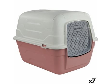 Caixa de Areia para Gatos Georplast 61902 Plástico 52 x 40 x 40 cm (7 Unidades)