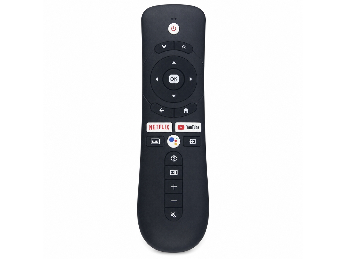 Comando À Distância Bluetooth Com Controlo Por Voz Compatível Com Tvs Syinix E Itel 4k Uhd Rc-201bv_zhd