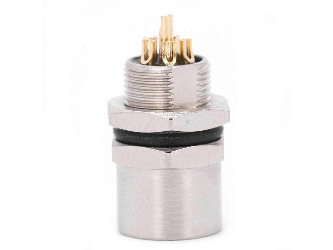 Laxiscreed Conector M8 De 6 Pinos À Prova De Água E Selado Com Epoxy Para Maior Durabilidade