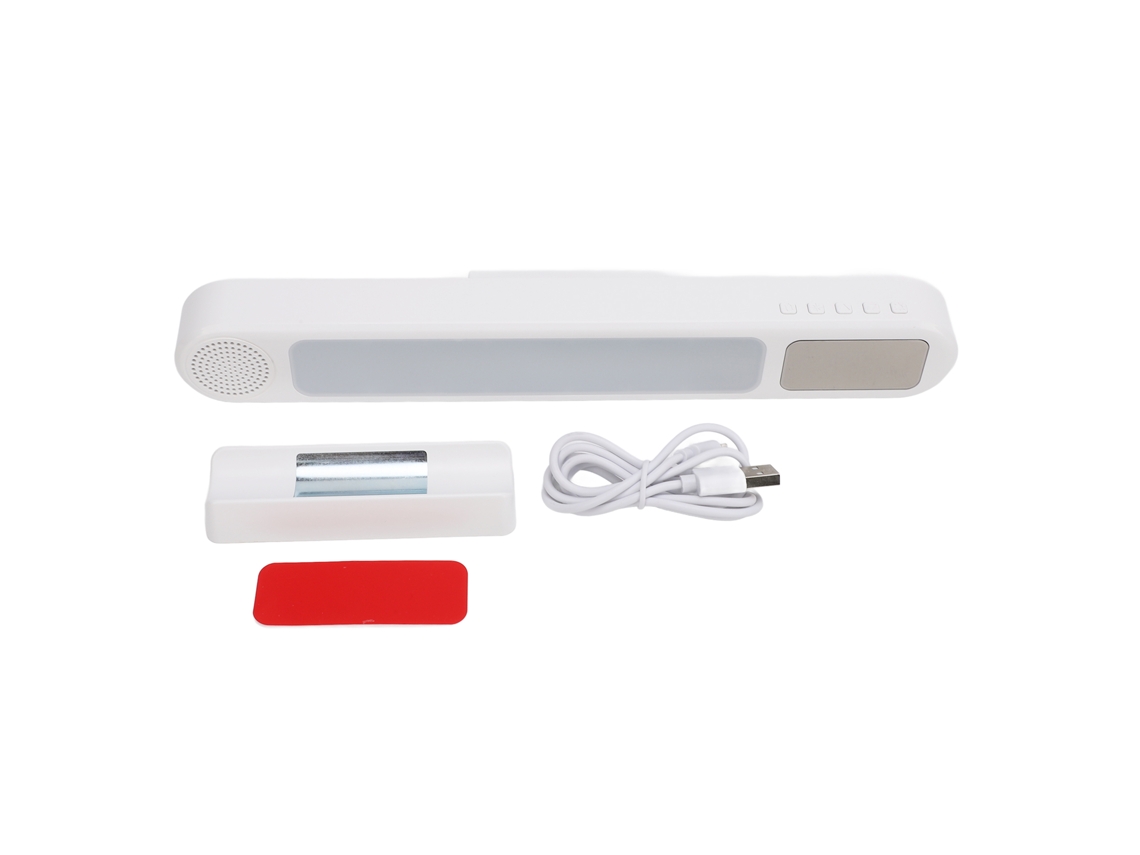 Luz Led Para Armário Com Relógio Digital, Alarme Duplo, 3 Temperaturas De Cor E Apoio Magnético