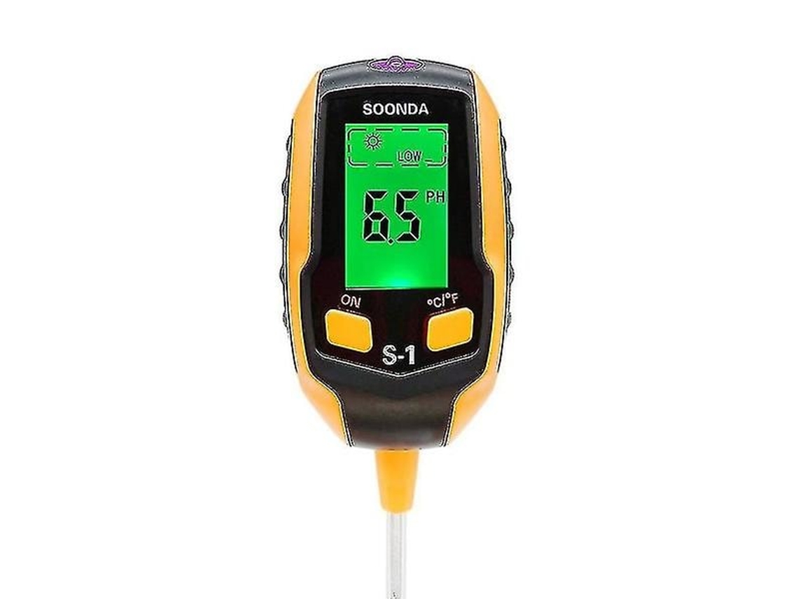 Medidor De Ph Do Solo 4 Em 1, Testador Umidade, Teste Digital Solo Aquaforge