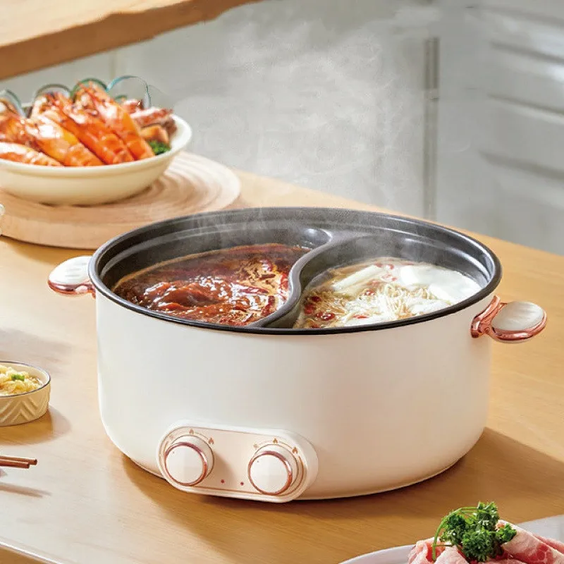 (6l) Panela Elétrica Doméstica De 1600w, Grande Capacidade, Utensílio De Cozinha