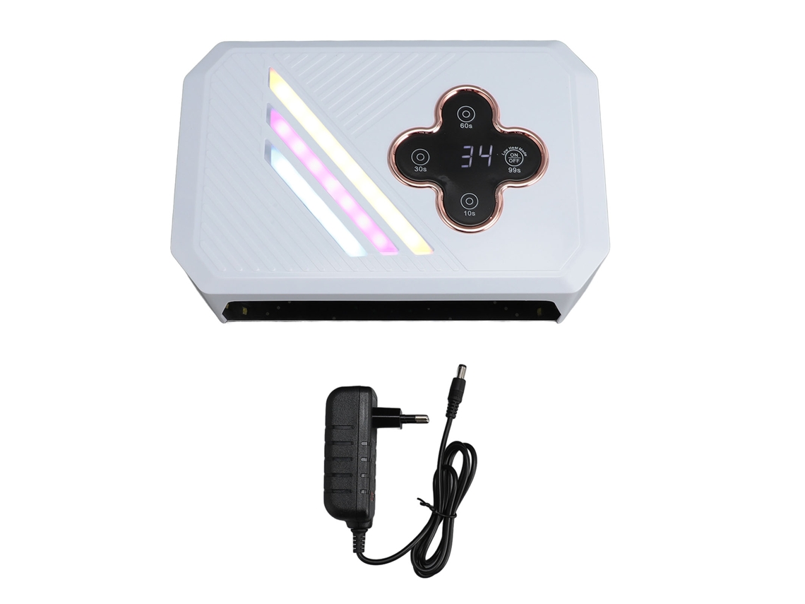 Lâmpada Uv Para Unhas Com 4 Temporizadores 66 Chips Sensor Automático 100-240v Para Unhas De Gel Acrílico E Press On