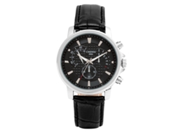 Relógio Masculino de Moda com Pulseira de Pu Movimento de Quartzo Elegante e Estiloso