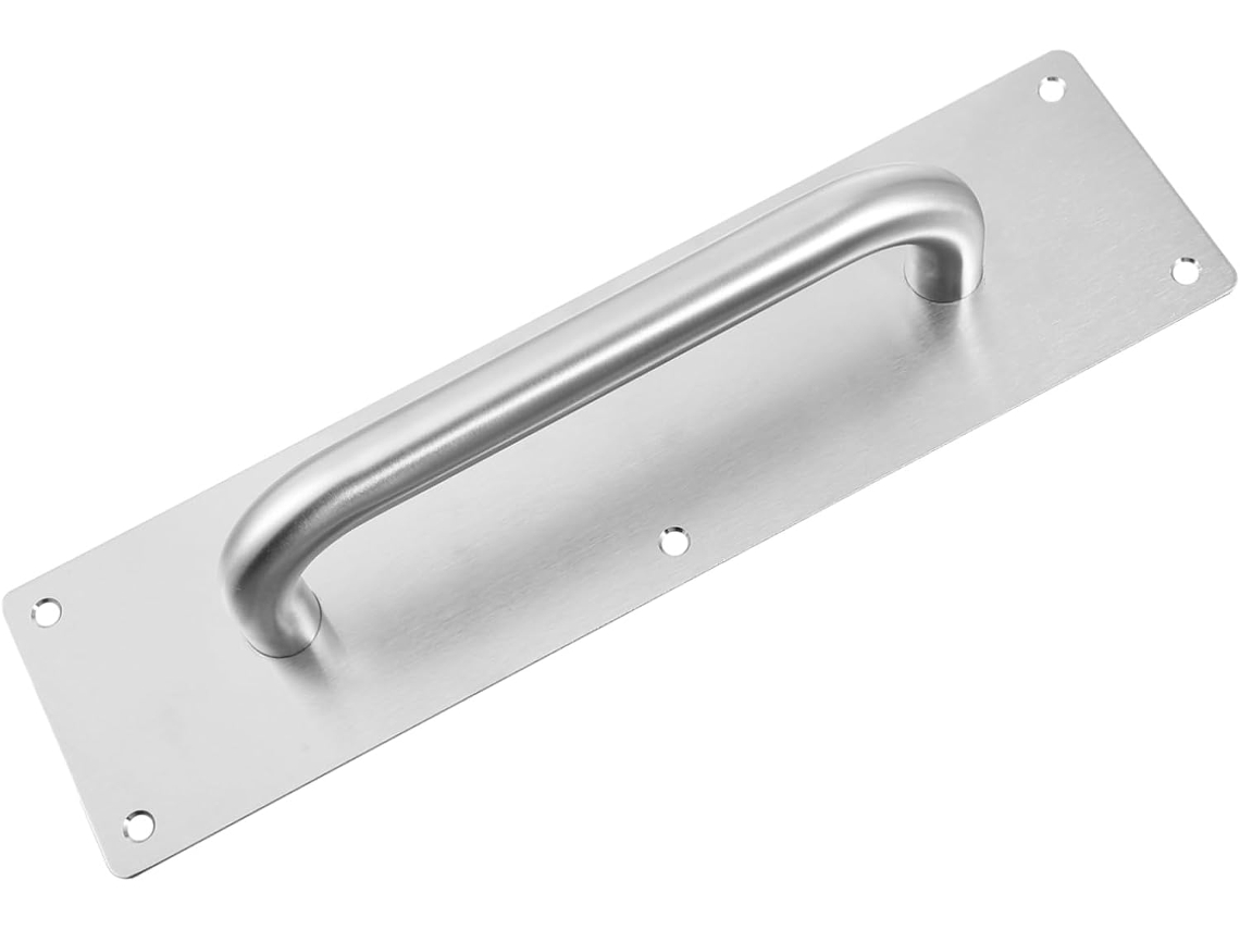 Maçaneta De Porta Sewacc Em Aço Inox, 80x300mm, À Prova De Fogo, Com Sistema De Pressão E Maçaneta, Para Portas De