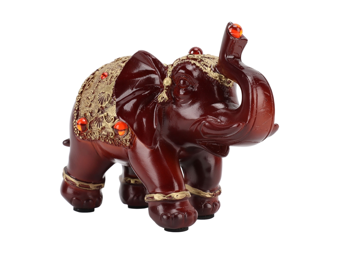 Estátua De Elefante Laxiscreed Decorativa Em Resina Durável Para Ambiente Externo E Interno