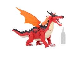 Mali brinquedo Elétrico Dinossauro Andar Som Luz Chama Simulada Abs Infantil