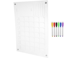 Tableau Blanc Magnétique Acrylique Effaçable À Sec Calendrier Hebdomadaire Para Maison Et Bureau