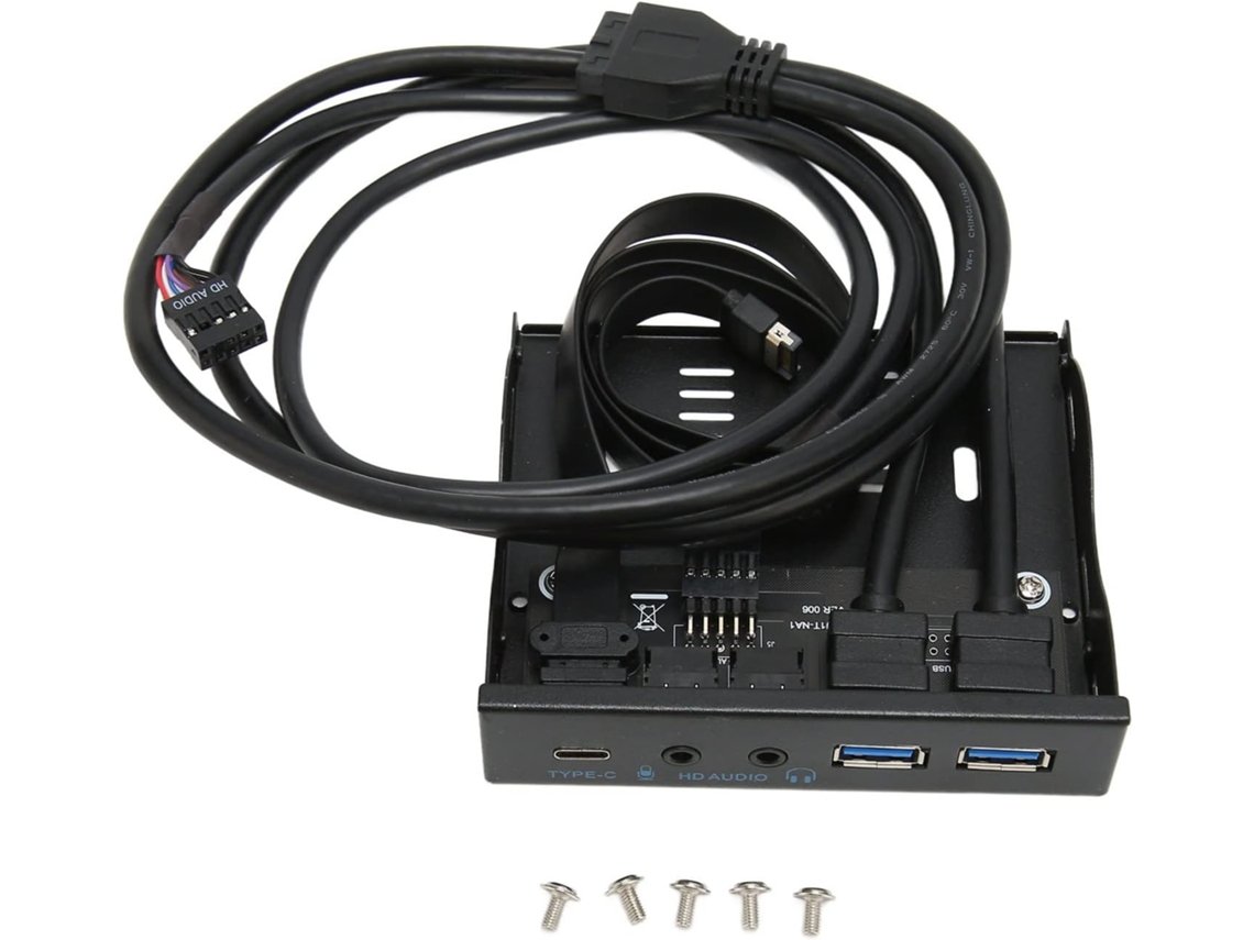 Painel Frontal Com Hub Usb 3.2 De 10 Gbps, Plug And Play, Carcaça