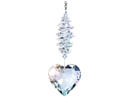 Cristal K9, Criador De Arco Íris Em Forma De Coração, Apanhador De Sol Para Decoração De Festas Em Casa, Pingente De Cristal Com Bola Facetada Transpa