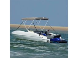 Vidaxl Toldo 3 Arcos Bimini Paredes Malha Laterais 183x(154-167)x137cm