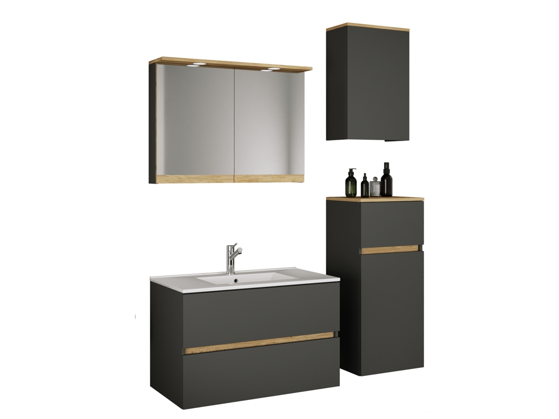 Conjunto de Móveis para Banheiro com Lavatório Cosila i 81 VCM