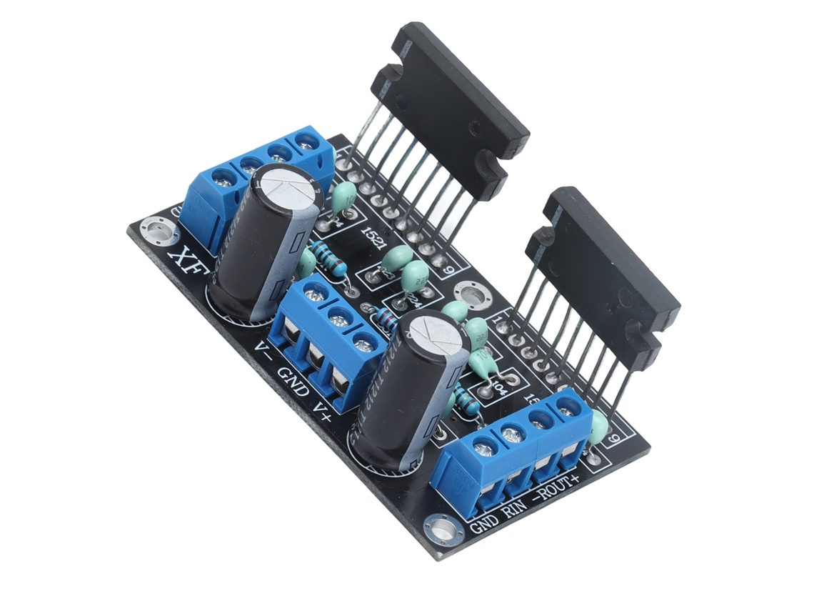 Placa De Amplificador Com Circuito Btl De Dupla Potência Módulo Amp Tda1521