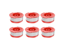 Conjunto De 6 Bobinas De Reposição Para Aparador De Grama Craftsman, Modelo Cmzst065.