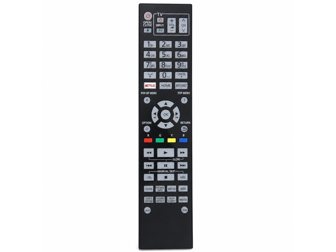 Comando À Distância Para Tv Compatível Com Panasonic N2qaya000130_dae