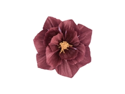 Laxiscreed Vela De Casamento Vermelha Com Flores De Papel 3d Para Decoração De Sala