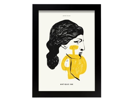 Póster Artemante NACNIC Pop. David estátua ilustrações artísticas modernas para decoração de interiores.