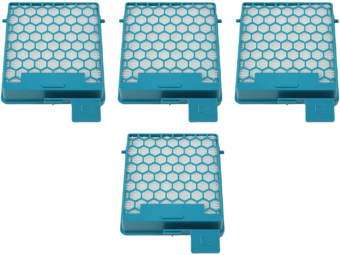 Pacote Com 2 Filtros Hepa Airclean Sf-hy 60 Para Aspiradores Miele