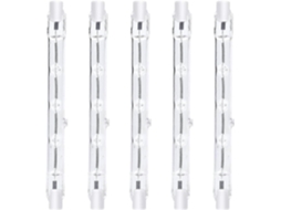 Omni bombilla Halógena R7s Ajustable 300w 2800k 3000lm 118mm Ac220 240v para Paisaje Seguridad Iluminación