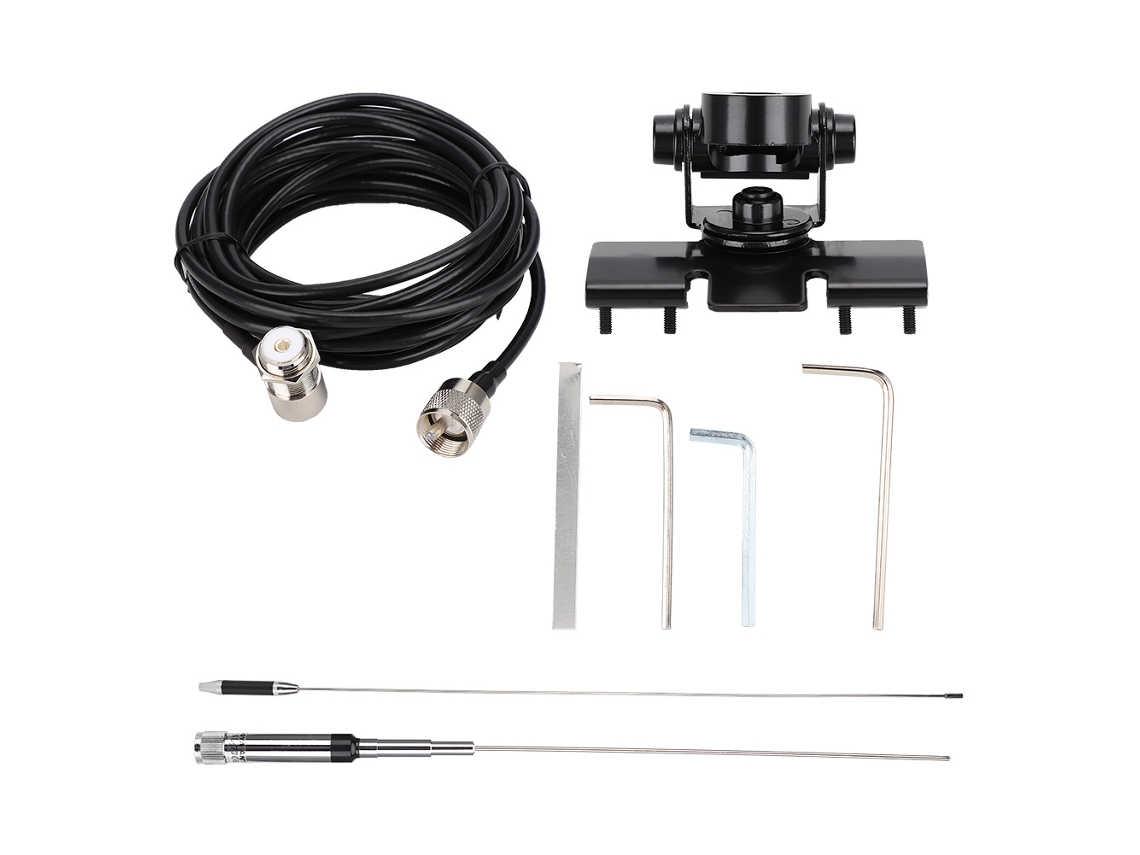 Antena Móvel De Rádio Carro Nl-770r Dual Band Vhf/uhf 144/430mhz 3.0/5.5 Dbi