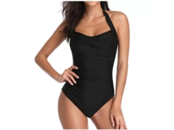 Traje de Banho Entero Amazon, Explosivo, Sólido, Sexy, para Mulher, Tamanho L | S/MARCA