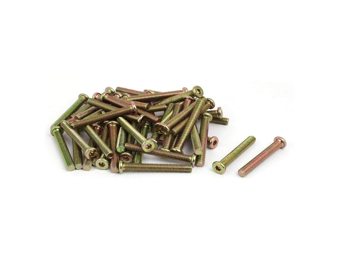 Parafusos De Aço Carbono M8x60mm Com Cabeça Sextavada Interna, Grau
