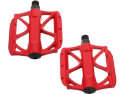 Pedaleiras para bicicletas de montanha com plataforma longa, níveis e