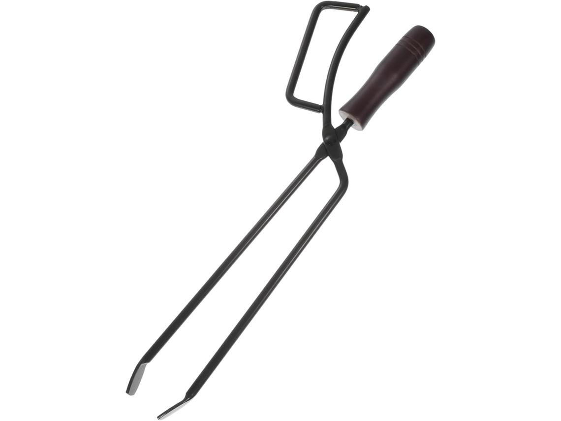 Pinça Para Churrasco Ao Ar Livre, Pinça Longa Com Cabo De Madeira, Utensílio Prático Para Churrascos