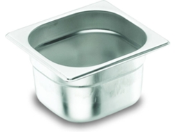 Caixa para Conservação LACOR Container Inox 18/10 (1.1 L - Cinzento - 17,6x16,2x6,5 cm)