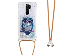 Correia Colar Pescoço Note Líquida Brilhante Yb Gs para Xiaomi Redmi Note 9 5G HONGWE. Transparente